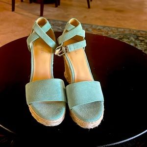 Guess Wedges (NEW) turquoise color.